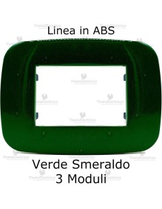 placca linea BIG Verde smeraldo compatibile bticino living light