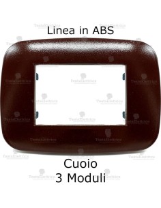 placca linea BIG Cuoio compatibile bticino living light