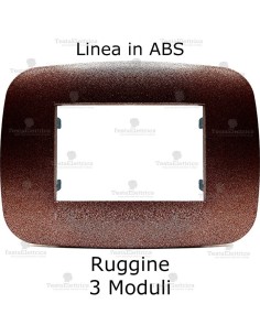 placca linea BIG Ruggine compatibile bticino living light