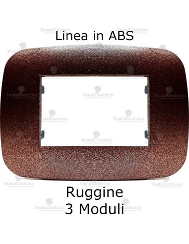 placca linea BIG Ruggine compatibile bticino living light
