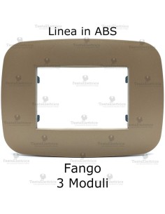 placca linea BIG Fango compatibile bticino living light