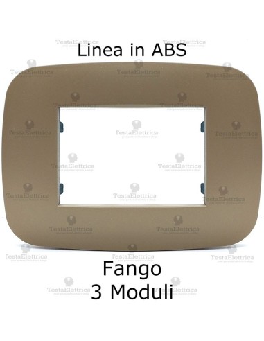 placca linea BIG Fango compatibile bticino living light