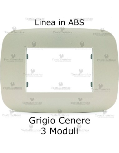 placca linea BIG Grigio Cenere compatibile bticino living light
