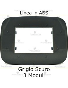 placca linea BIG Grigio Scuro compatibile bticino living light