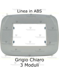 placca linea BIG Grigio Chiaro compatibile bticino living light