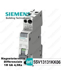 Interruttore Magnetotermico Differenziale 1M 16A  220V Siemens