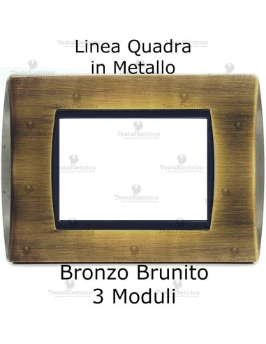Placca bronzo in metallo
