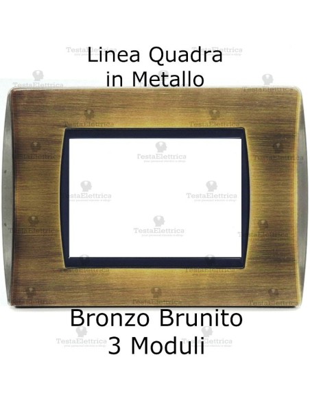 Placca bronzo in metallo