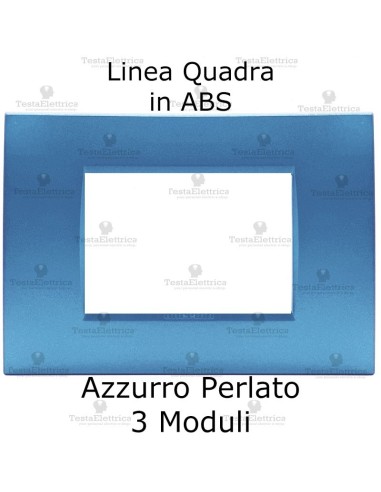 Placca compatibile celeste