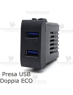 Presa USB compatibile con serie Bticino Living