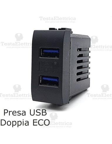 Presa USB compatibile con serie Bticino Living