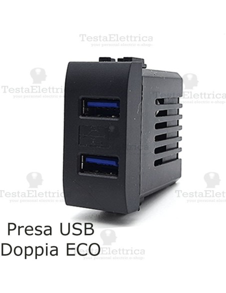 Presa USB compatibile con serie Bticino Living
