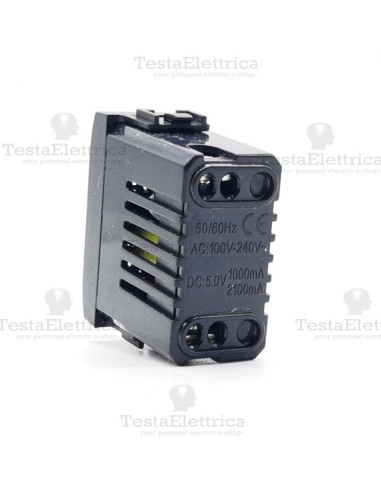 Presa USB compatibile con serie Bticino Living