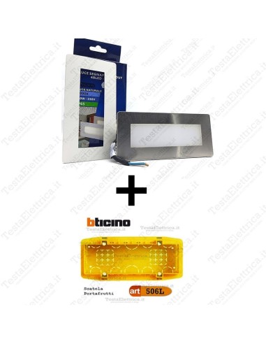 Segnapassi LED esempio di applicazione