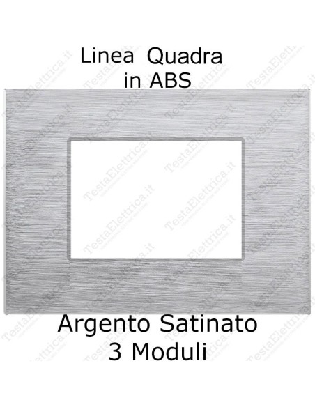 Placchetta rettangolare compatibile bticino AXOLUTE