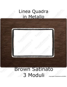 Placca compatibile bticino AXOLUTE in metallo