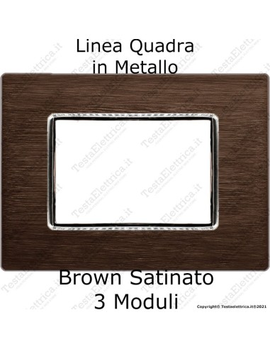 Placca compatibile bticino AXOLUTE in metallo