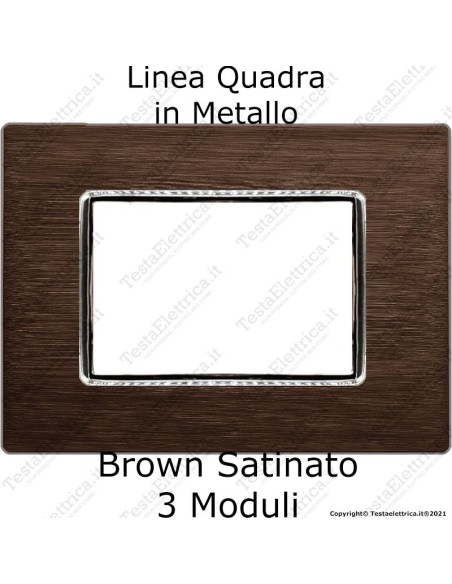 Placca compatibile bticino AXOLUTE in metallo