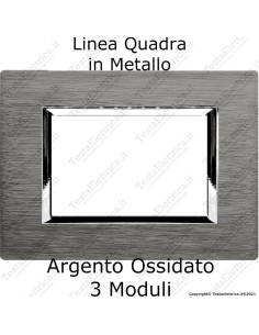 placca in metallo compatibile bticino living 