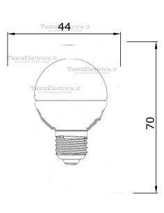 Lampadina a led  goccia 4 Watt E27 Verde 2