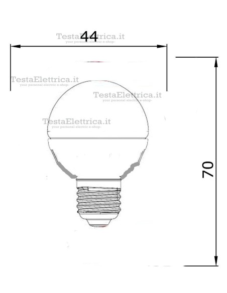 Lampadina a led  goccia 4 Watt E27 Sice Aster