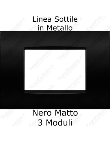 placca nera compatibile bticino living light AIR