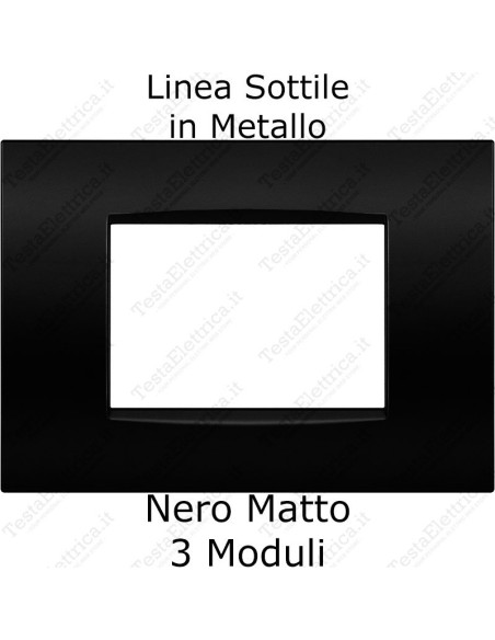 placca nera compatibile bticino living light AIR