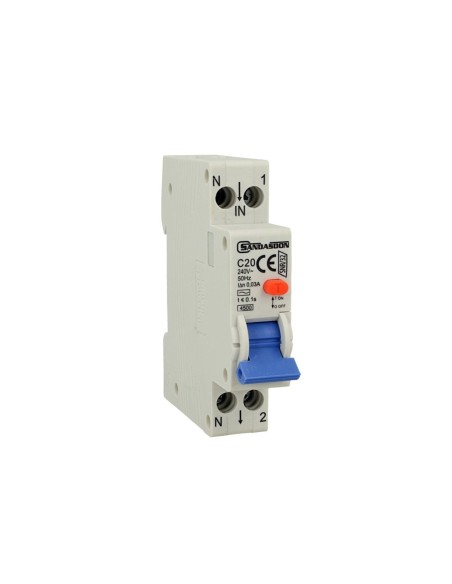 Interruttore Magnetotermico Differenziale 1 Modulo 20A  sandasdon