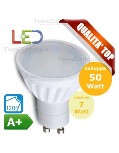 Lampada led Dicroica GU10 220V 7W MR16 RosaLight