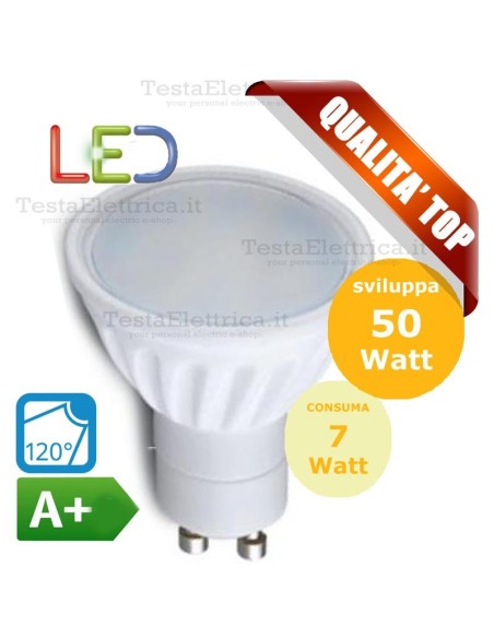 Lampada led Dicroica GU10 220V 7W MR16 RosaLight
