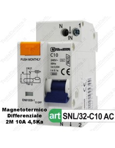 Interruttore Magnetotermico Differenziale  c10