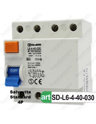 Differenziale Salvavita 40A 