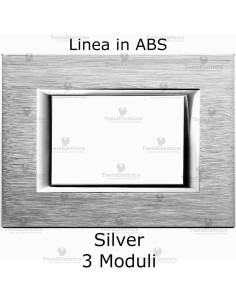 placca cromo compatibile bticino matix con cornice cromata cilia	