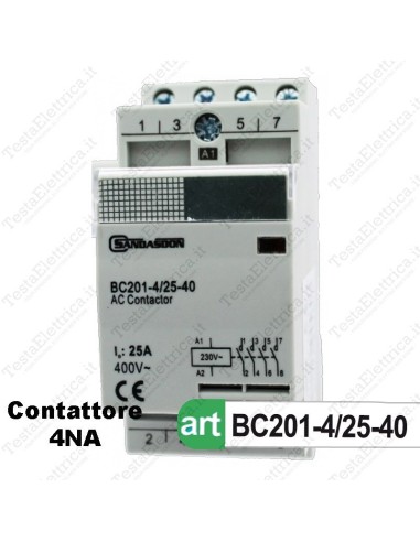 Contattore 4NO