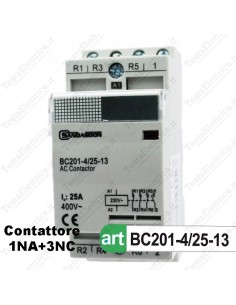 Contattore 1NO + 3NC 230V 25A Sandasdon