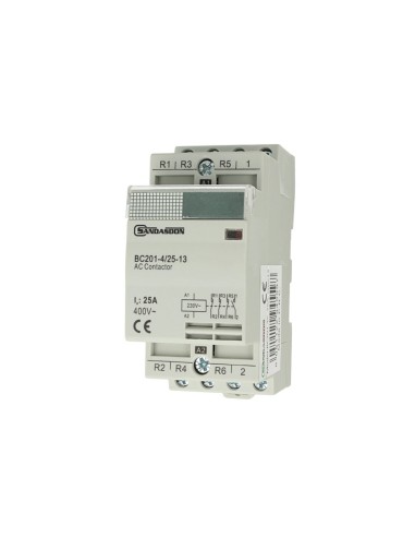 Contattore 1NO + 3NC 230V 25A Sandasdon