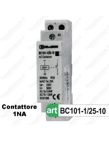 Contattore 1NO 230V 25A 2P Sandasdon