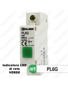 Spia LED presenza di tensione di rete 