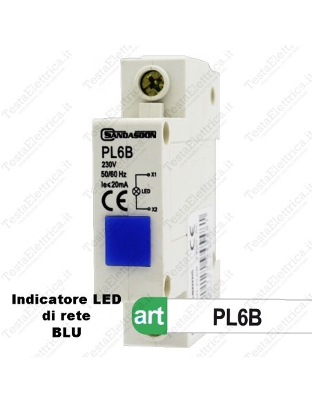 Lampadina segnalazione presenza di tensione