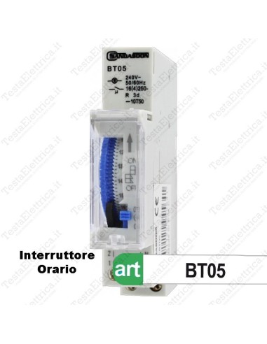 Interruttore orario giornaliero settimanale