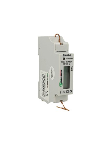 Misuratore di consumi elettrici da quadro elettrico