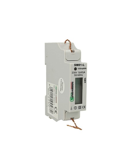 Misuratore di consumi elettrici da quadro elettrico