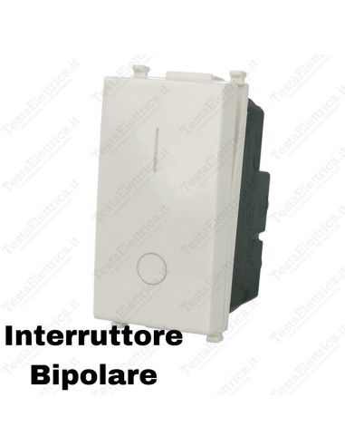 Interruttore 2p compatibile Vimar Plana