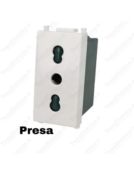 Presa compatibile vimar plana