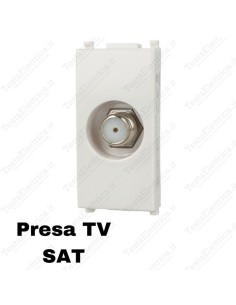 Presa tv sat a vite attacco f compatibile vimar plana