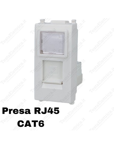 Presa Dati rj45 cat 6 compatibile vimar plana sandasdon