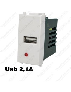 Presa USB compatibile vimar plana SD71750