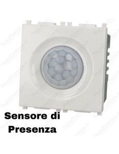 Sensore di presenza PIR compatibile vimar plana 