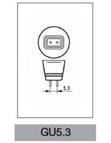 Lampada led GU5,3 MR16 12V 5W spot Wiva