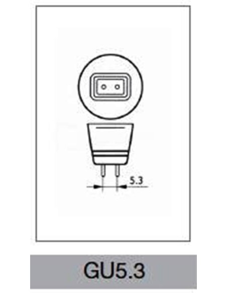 Lampada led GU5,3 MR16 12V 5W spot Wiva